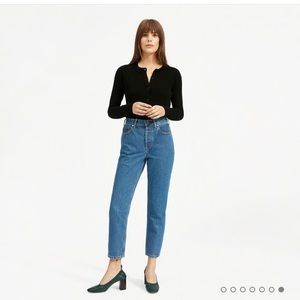 Everlane medium blue 90’s cheeky straight jeans